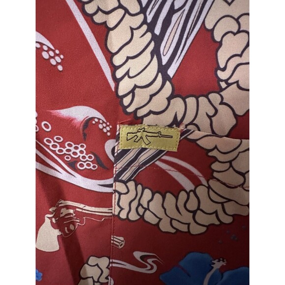 Retro Rifle Fear N Loathing In Las Vegas Dr. Gonzo Hawaiian Shirt Men's 3XL - Picture 12 of 12